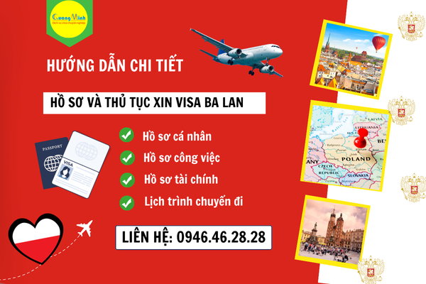 hướng dẫn hồ sơ xin visa Ba Lan -quang minh visa